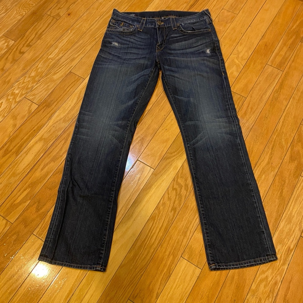 True Religion Ricky Relaxed Straight w/Flap Pockets